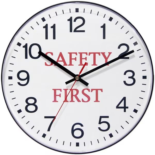 Safety First, Clock, Infinity Instruments, Mfr#: 90/00SF-1